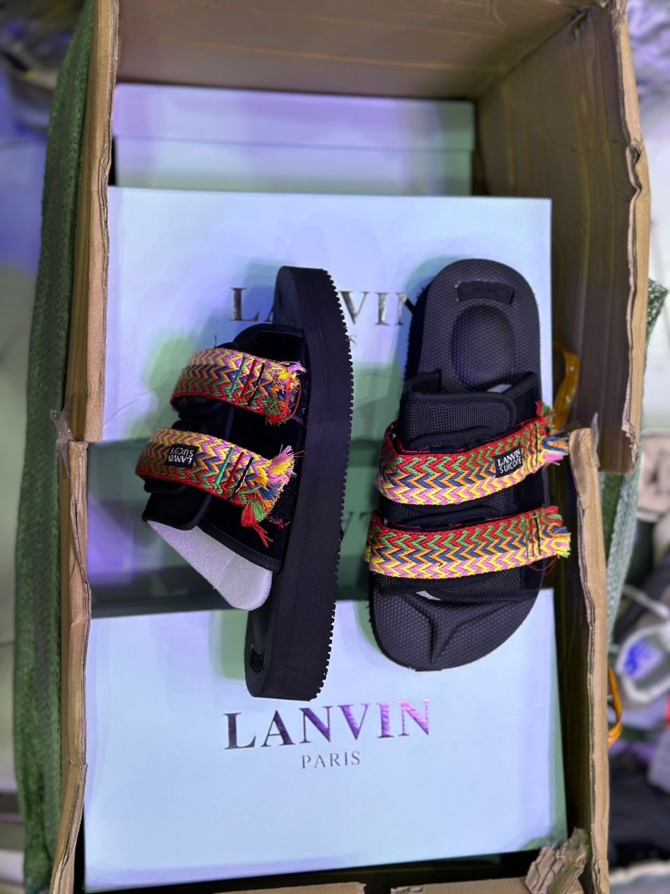 Sandales LANVIN – Luxe et confort au quotidien